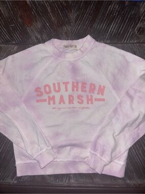 Sweater weather!! Southern Marsh Lavender Pink Tie-Dye Crewneck Sweatshirt
